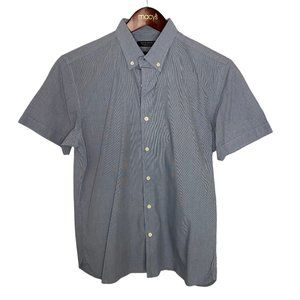 M Bananna Republic Slim Fit Short Sleeve Button Down Shirt